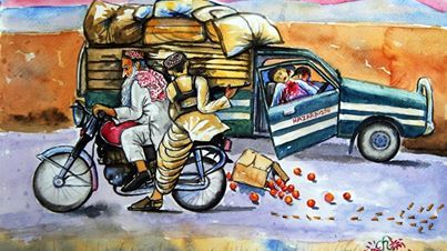 "Lashkar e Jangvi attackerade fattiga Hazara frukt säljare när de var på väg att hämta frukt från centrum av staden. I olika attack på frukt säljaren 40+ är mördad." Alex Jasi.