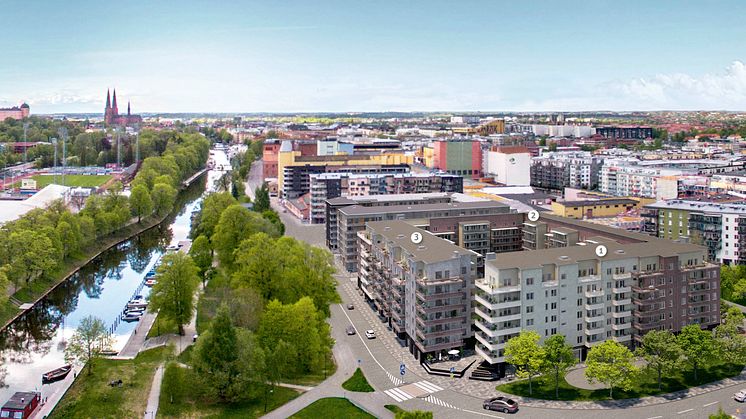 Pressinbjudan: Första spadtaget för kvarteret Åsikten Södra i Uppsala