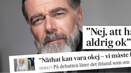 Replik i SvD Debatt: Nej, att hata på nätet är aldrig ok.