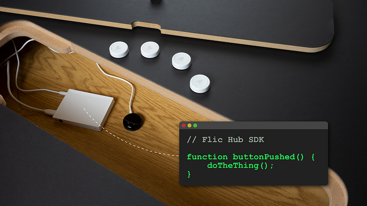 Flic Hub SDK puts your logic on the Flic Hub