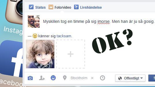 Berövar jag barnen deras uppväxt om jag inte lägger ut bilder på dem på Facebook?