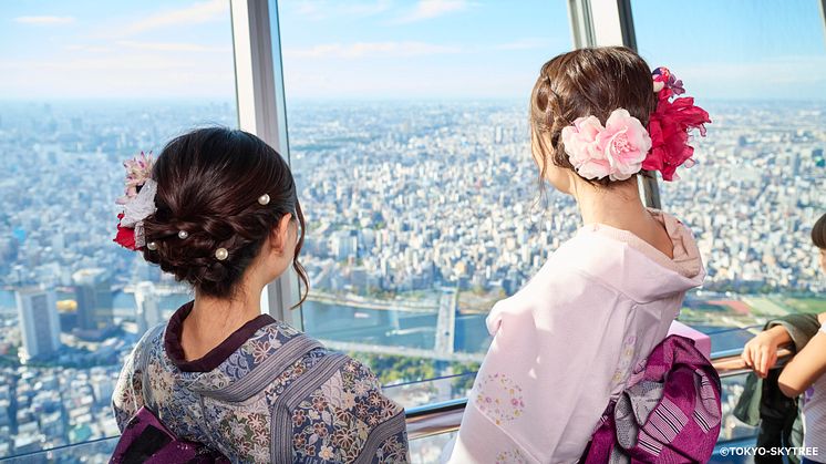 TOKYO SKYTREE Enjoy Pack (Kimono Rental Plan)