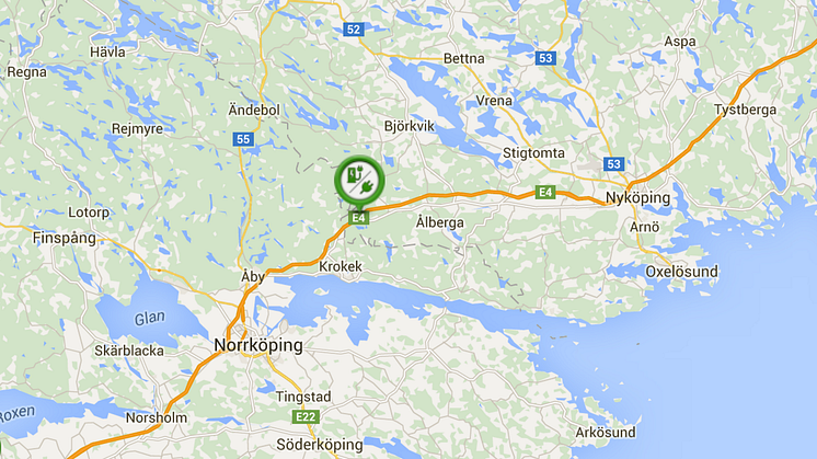 Ny snabbladdare till elbilar i Stavsjö
