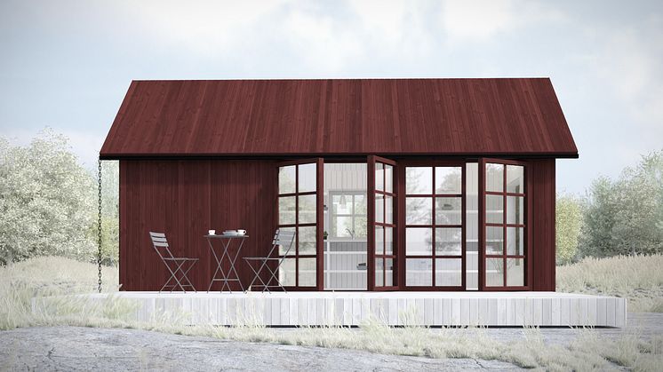 Sommarnöjen lanserar Sveriges största kollektion av Attefallshus – riktiga hus utan bygglov.