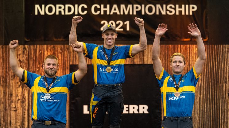 Ferry Svan forsvarede sin titel som nordisk mester i STIHL TIMBERSPORTS® og er dermed kvalificeret til VM