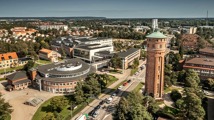 Högskolan Västs campus i Trollhättan. Foto: Joachim Nywall