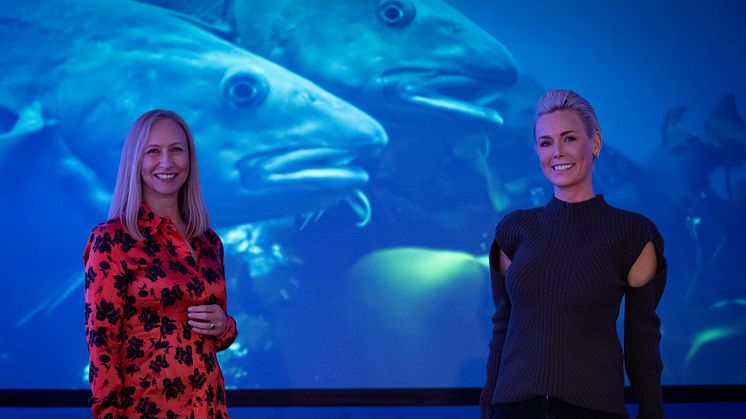 Renate Larsen (NSC) and Gunhild Stordalen (EAT)