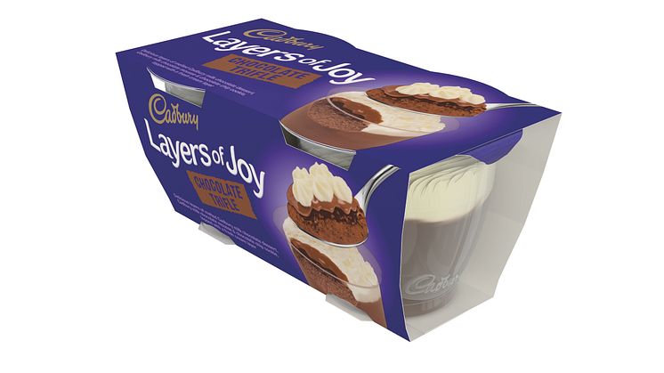 Dive into Indulgence with the newly branded Cadbury Layers of Joy Chocolate Trifle!