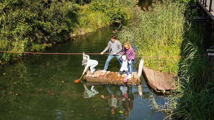 Familienabenteuer in der Natur kann man in Brandenburg erleben. Foto: TMB-Fotoarchiv/Steffen Lehmann. 