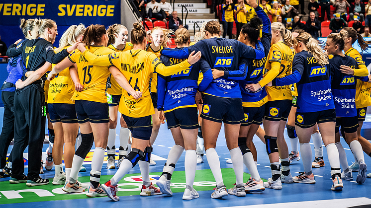 Sveriges handbollsdamer återvänder till Sparbanken Skåne Arena i Lund den 26 november för att mäta sina krafter mot Tyskland. Bild: Christoffer Borg Mattisson/Handbollslandslaget