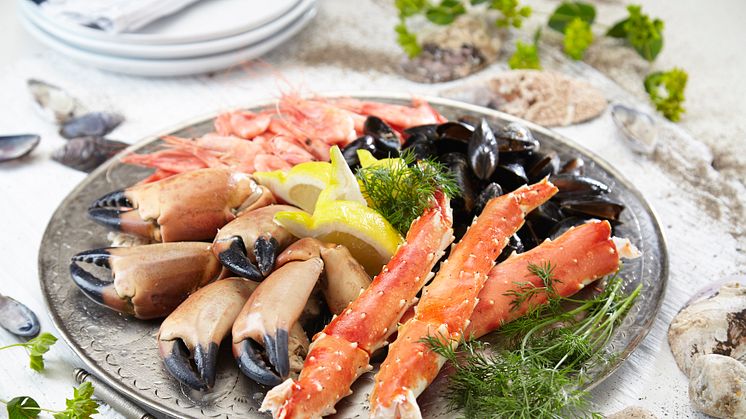 Norwegian shellfish exports lower in first half of 2017