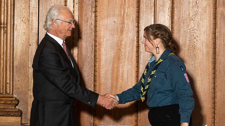 H.M. Konungen vid tidigare diplomceremoni 2019