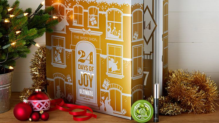 Fira jul varje dag med en lyxig adventskalender från The Body Shop!