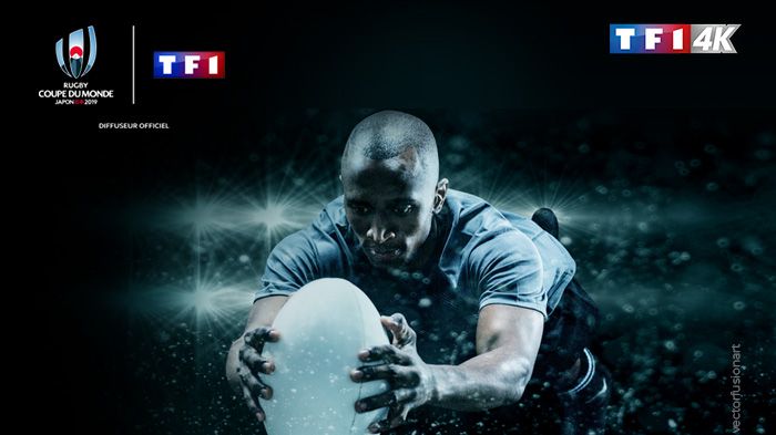 Rentrée musclée pour TF1 4K sur FRANSAT avec l’intégralité de la Coupe du Monde de Rugby 2019TM disponible en direct et en Ultra HD !