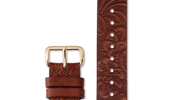 Triwa Brown Paisley Leather Strap