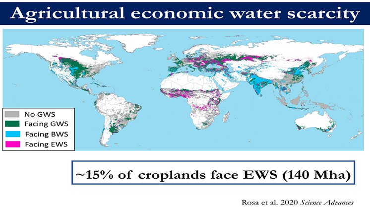Global map of Water Scarcity