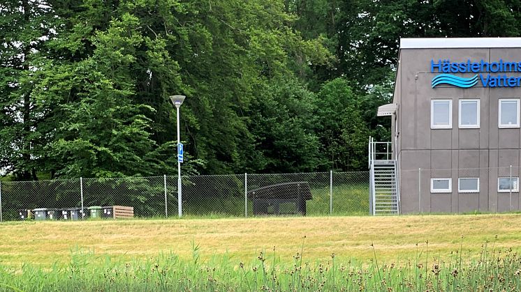 Hässleholms avloppsreningsverk. Hässleholms Vatten är sedan årsskiftet en del av Hässleholm Miljö AB.