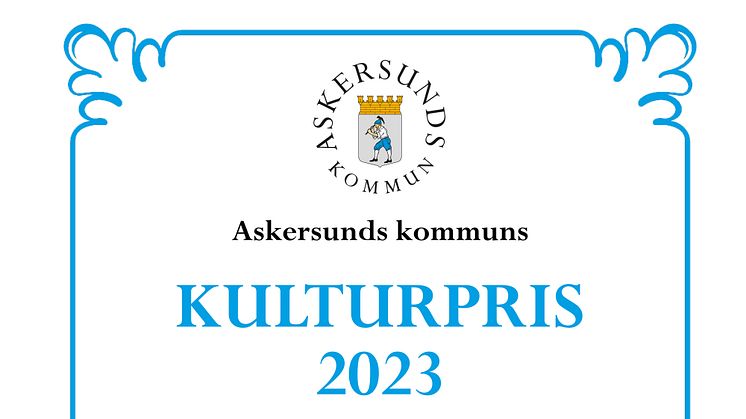 Askersunds kommun har utsett 2023 års pristagare och stipendiater