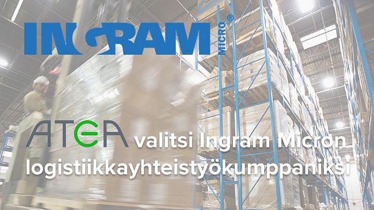 Atea Finland ja Ingram Micro logistiikkayhteistyöhön