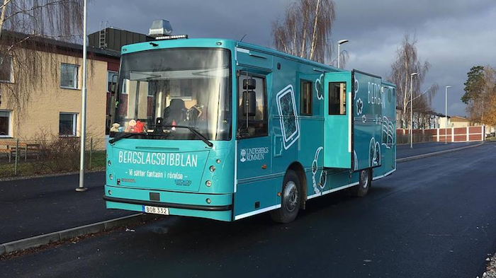 ​Biblioteksbussen i Lindesberg invigs på skyltsöndagen