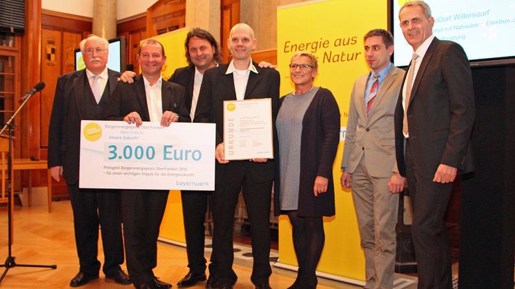 Bürgerenergiepreis Oberfranken 2015: BioEnergieDorf Willersdorf