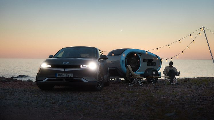 Utforska Sverige med Camp Zero powered by IONIQ 5. Campa med elektriska bekvämligheter vart du än parkerar. 