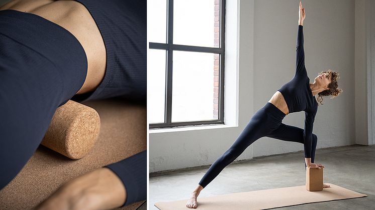 Hemtex lanserar ny kollektion med utrustning för yoga och hemmaträning.