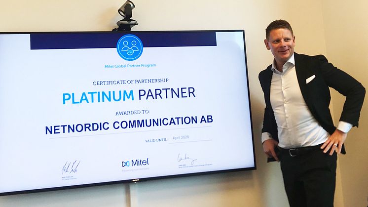 NetNordic har uppnått högsta partnerstatus hos Mitel - Platinum Partner!