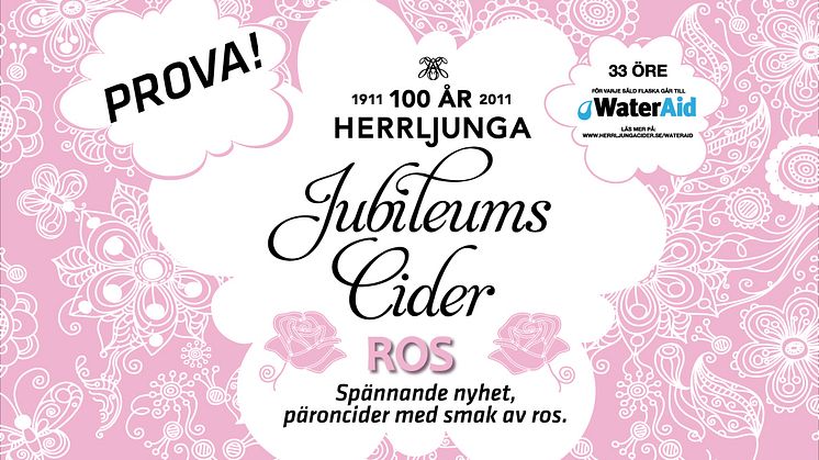 Herrljunga Cider lanserar Jubileumscider!