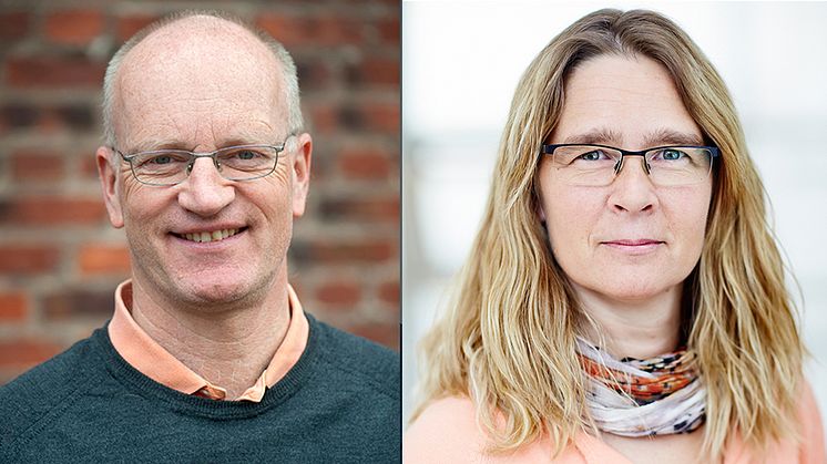 Lars Zetterberg, klimatexpert på IVL Svenska Miljöinstitutet, och Jessica Henryson, affärsområdeschef på Westander klimat och energi.