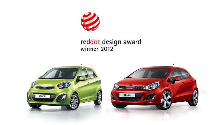 'red dot'-vinnare Kia Picanto och Kia Rio