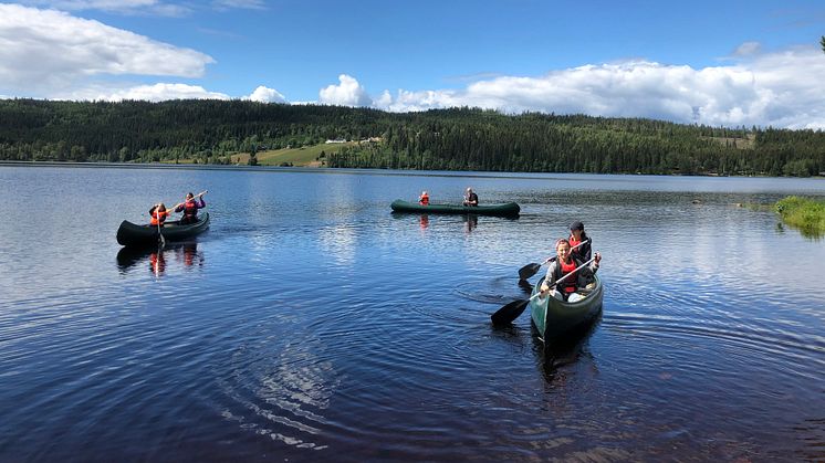 DNT Gjøvik og omegn får støtte til å introdusere nyankomne flyktninger for det norske friluftslivet. (Bildet er ikke knyttet til dette prosjektet). Foto: Per Hovland/DNT Gjøvik og omegn