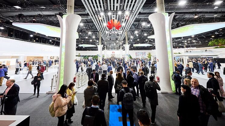 Huawei Consumer BG Booth at MWC 2023 in Barcelona
