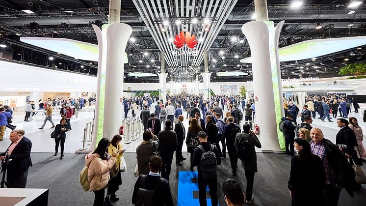 Huawei Consumer BG booth at Mobile World Congress in Barcelona 2023