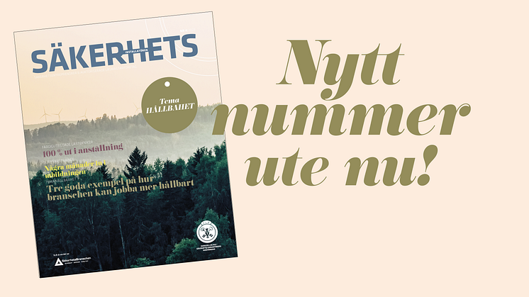 Läs senaste numret av Säkerhetsinstallatören som e-tidning!