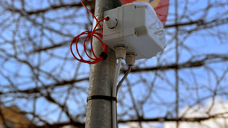 Sensorer mäter trafikrörelser och luftkvalitet i Piteå. 