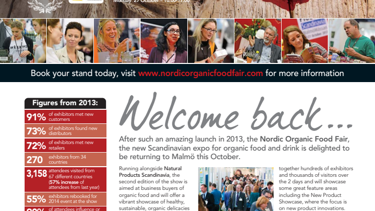 Nordic Organic Food Fair - Show Preview