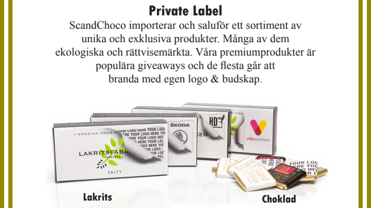 Förslag på Private Label produkter!