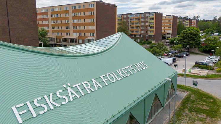 Invigning av Folkets hus i Fisksätra