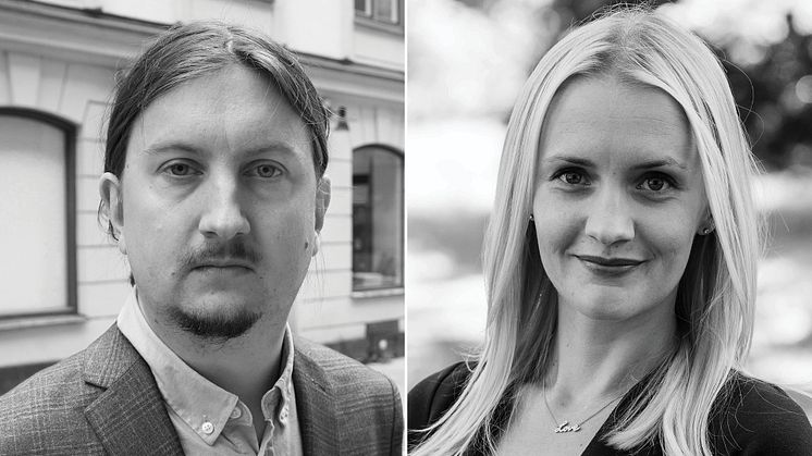 Johann Bernövall och Myrna Whitaker