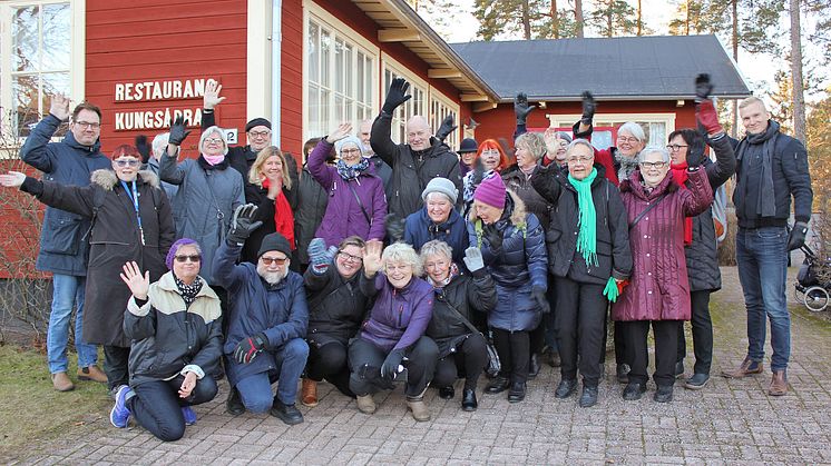 ​Sveriges bästa forum och mötesplats för pensionärer i form av SeniorPorten på aktivitetsdag på Laxön i Älvkarleby.
