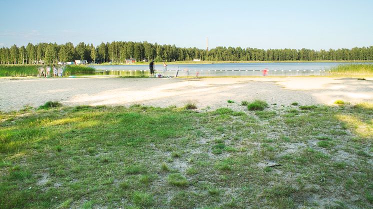 Örsholmens badplats utan brygga.