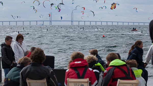 Slaget om Öresund för 500 kitesurfare