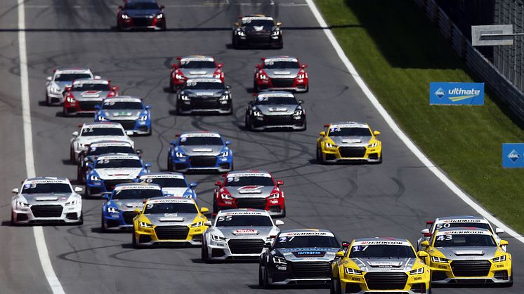 Audi Sport TT Cup Spielberg 2015 start race 1