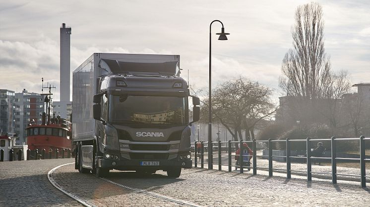 Der batterieelektrische Scania Lkw von Coop soll im ersten Quartal 2021 in Betrieb genommen werden.