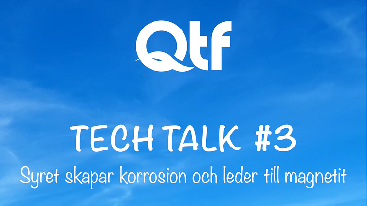 I QTF Tech Talk Nr 3 visar Björn hur magnetit påverkar pumpars rotorer