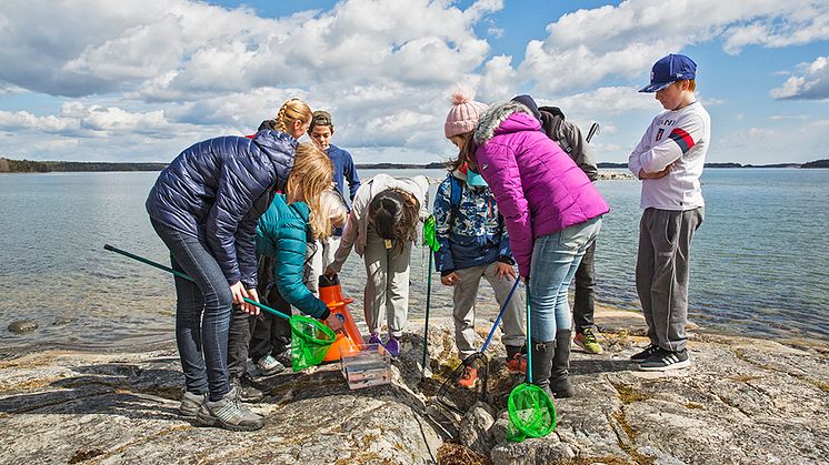 Skärgårdsstiftelsen prisas för fyra upptäckarplatser som ger skolbarn upplevelser av natur- och kultur i Stockholms skärgård. Foto: Bosse Lind
