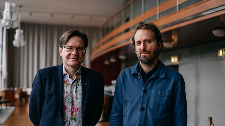 Sten Cranner, VD och konstnärlig chef för Göteborgs Symfoniker i möte med Emil Mattsson, Direktor Räddningsmissionen