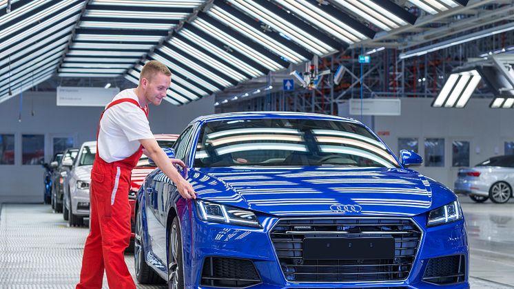 Fortsatt tillväxt med vinst för Audi