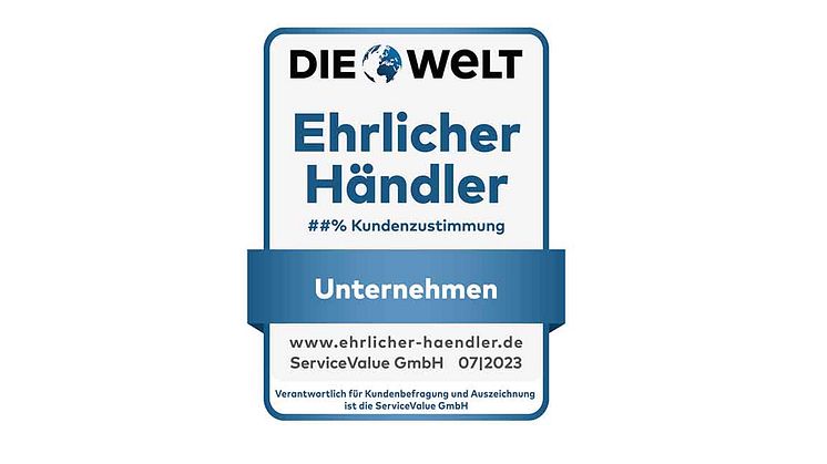 Auszeichnungen für Ehrliche Händler 